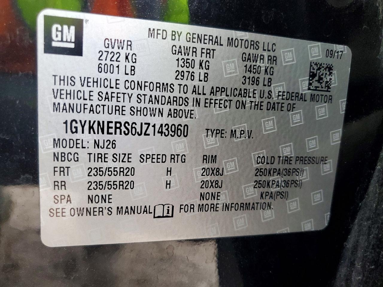2018 CADILLAC XT5