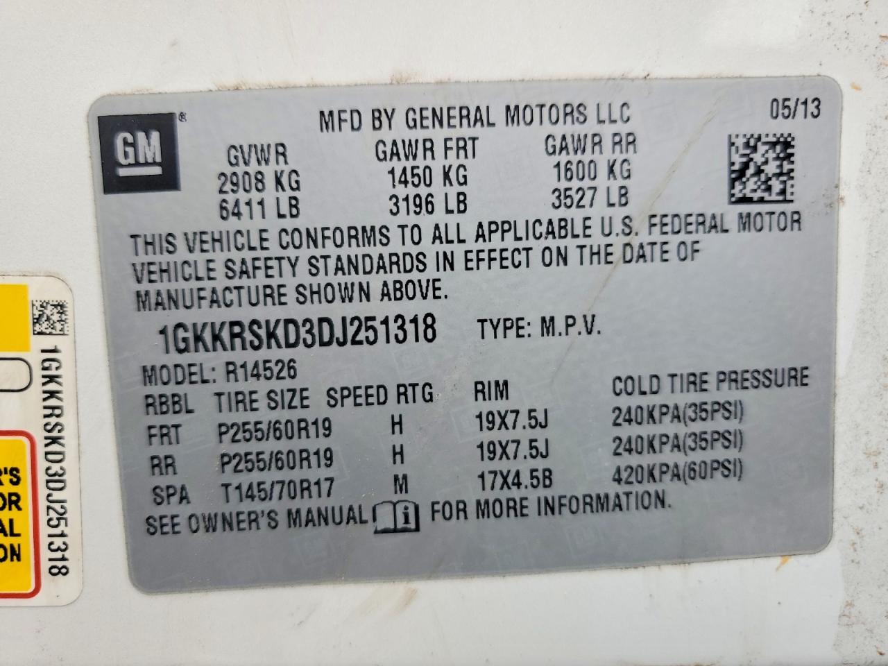 2013 GMC ACADIA