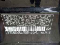2008 LEXUS IS 250