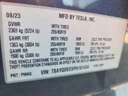 2023 TESLA MODEL Y