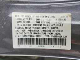 2017 HONDA ACCORD