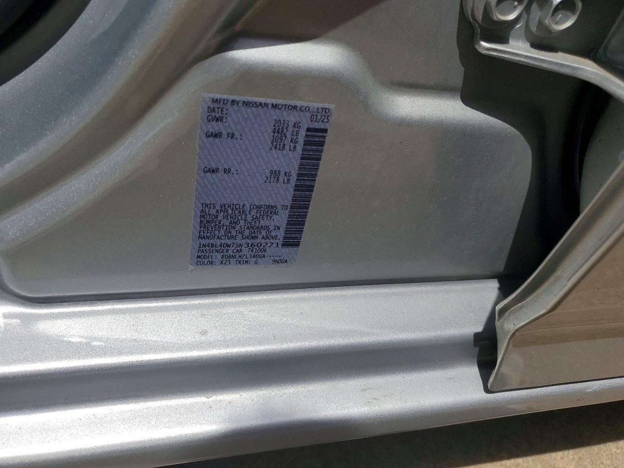 2025 NISSAN ALTIMA