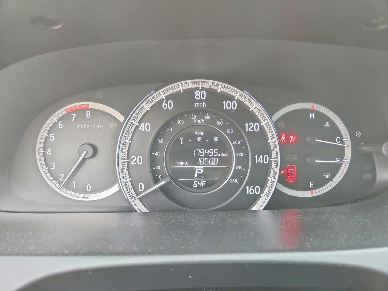 2016 HONDA ACCORD