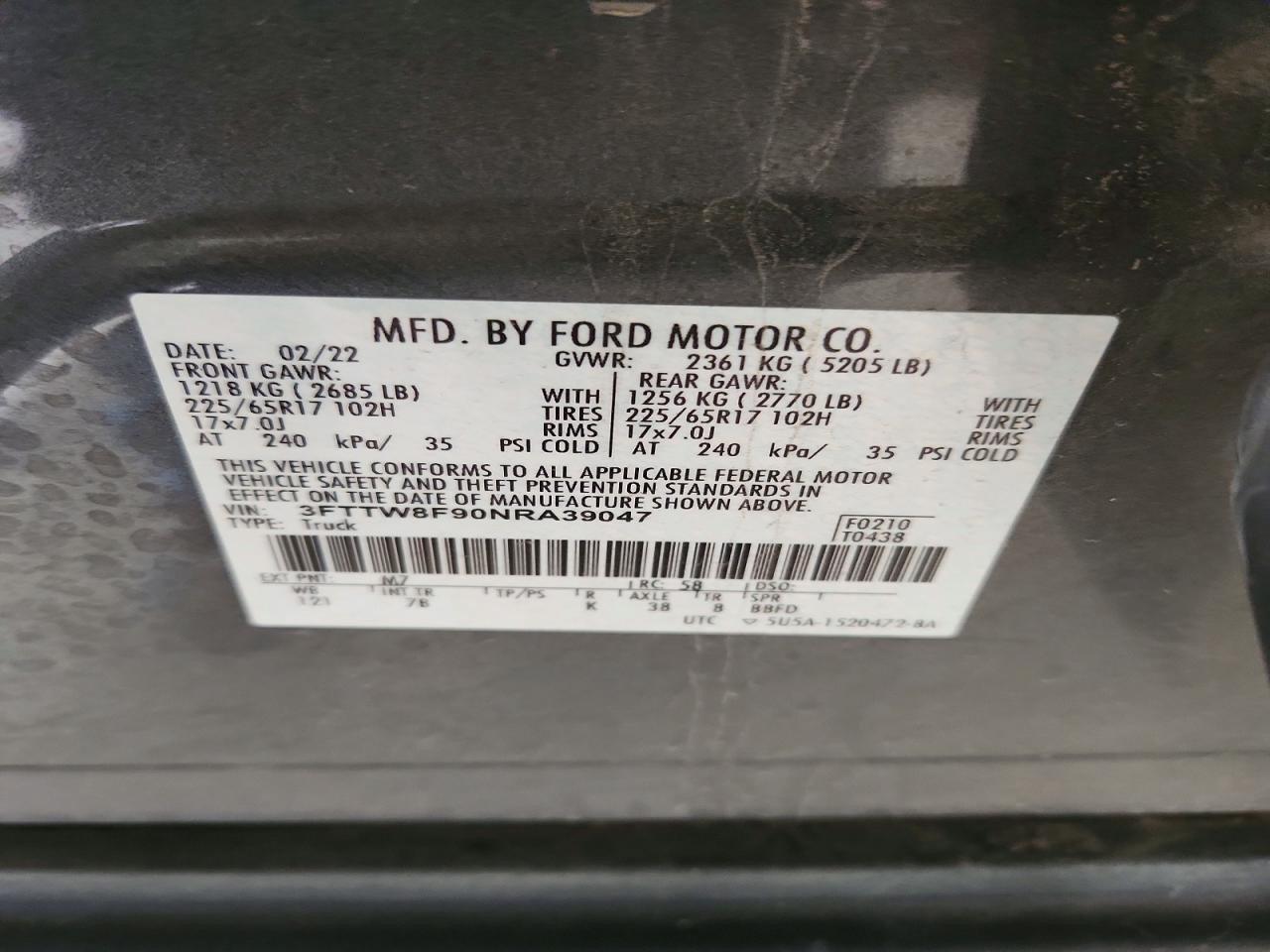 2022 FORD Maverick