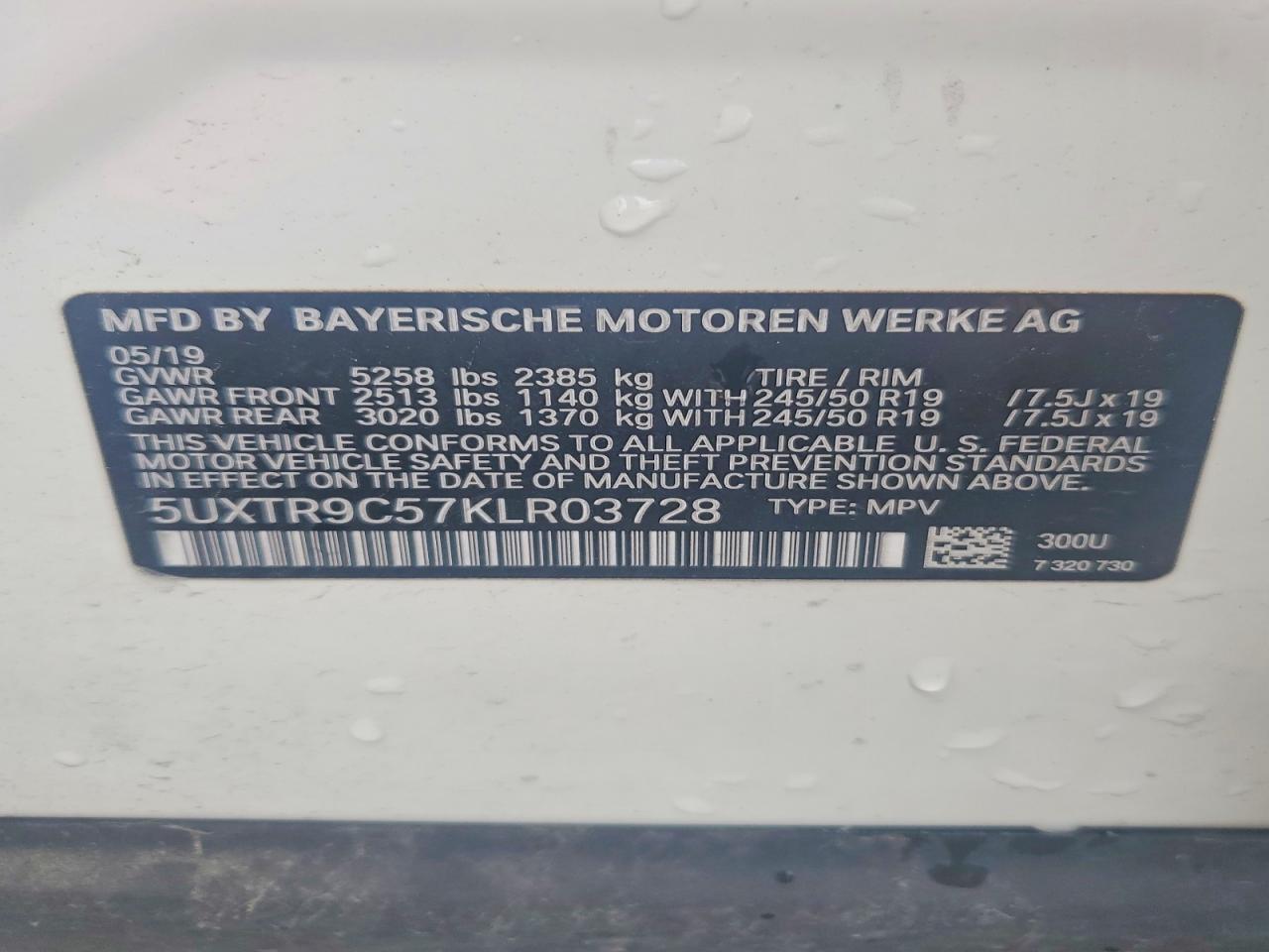 2019 BMW X3