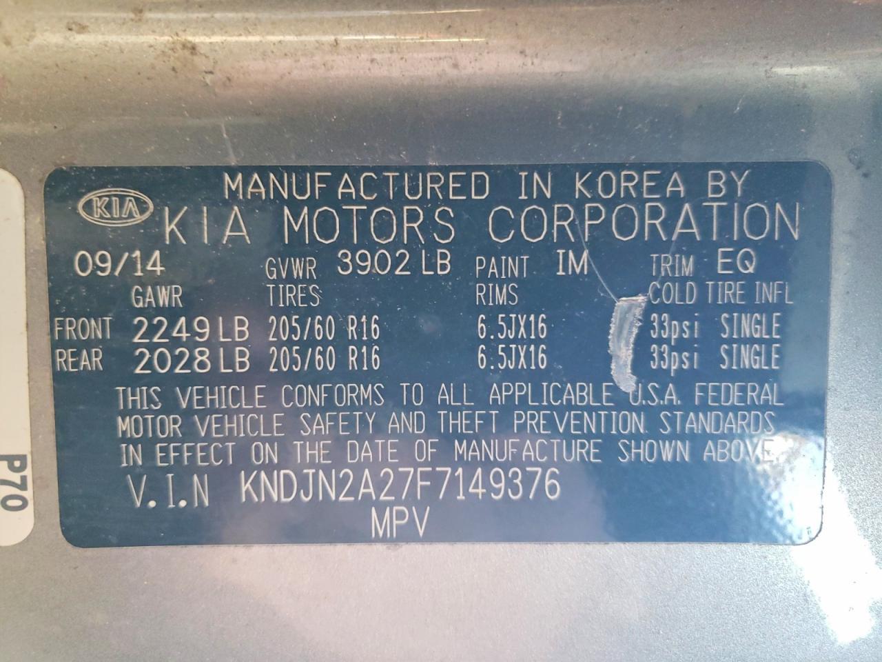 2015 KIA SOUL