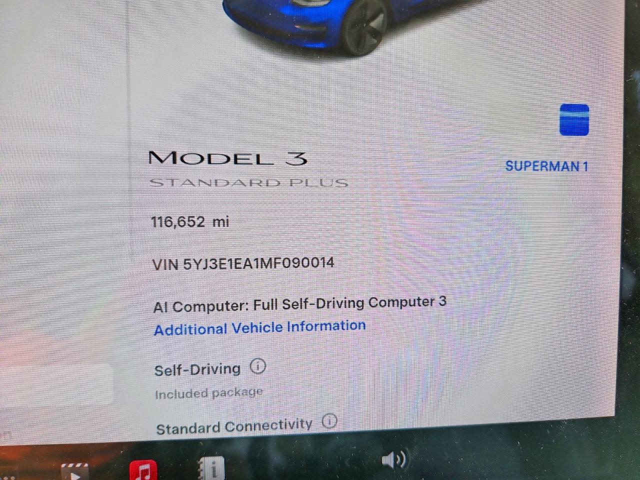 2021 TESLA MODEL 3