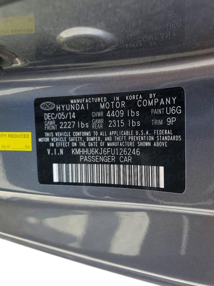2015 HYUNDAI GENESIS