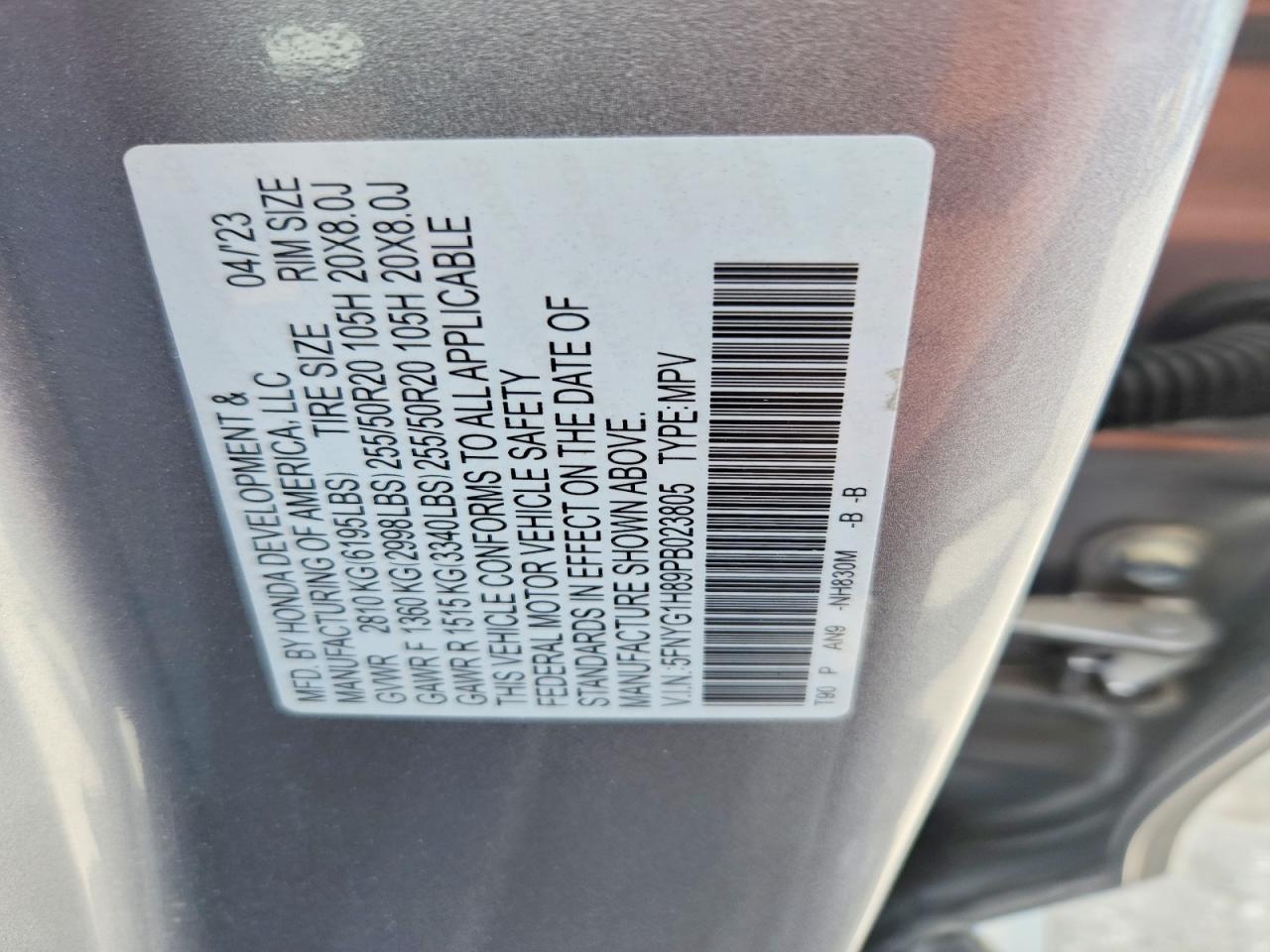 2023 HONDA PILOT