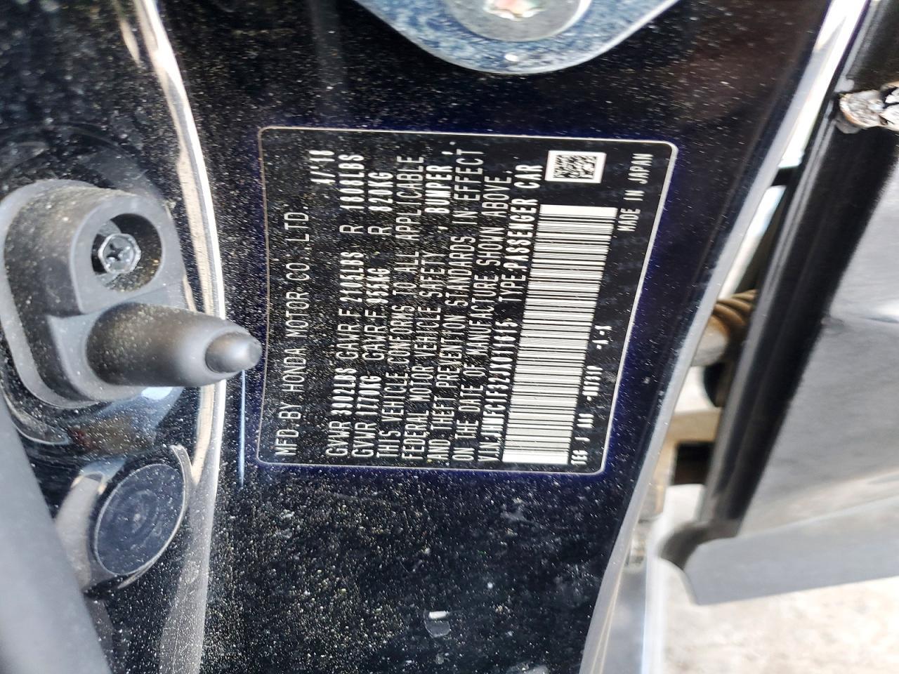 2018 HONDA CIVIC