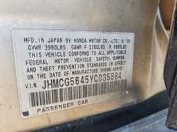 2000 HONDA ACCORD