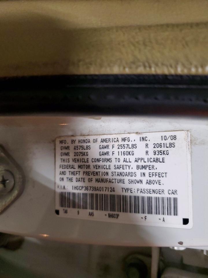 2009 HONDA ACCORD