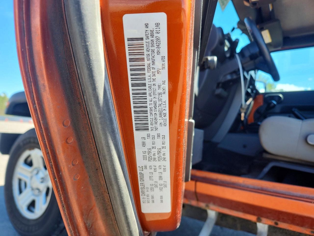 2010 JEEP WRANGLER