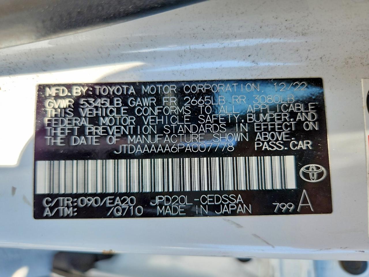 2023 TOYOTA Mirai