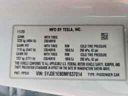 2021 TESLA MODEL 3