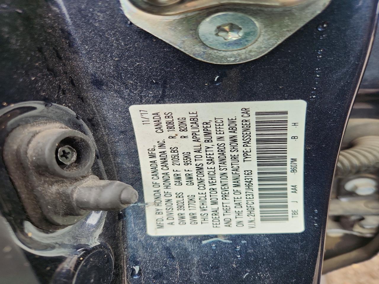 2018 HONDA CIVIC