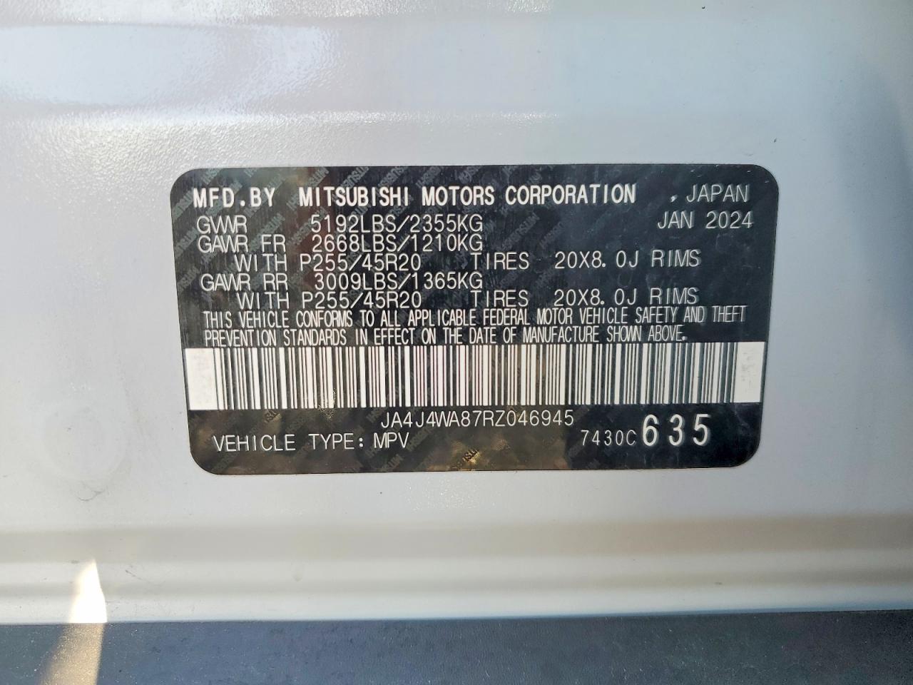 2024 MITSUBISHI outlander