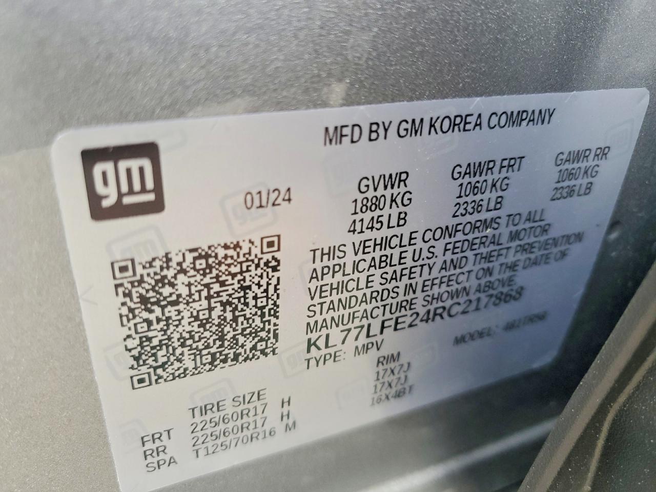 2024 CHEVROLET TRAX
