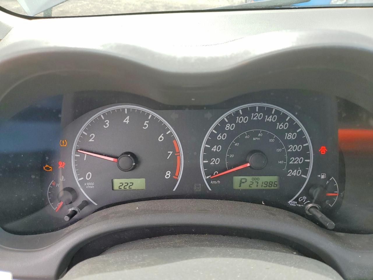 2009 TOYOTA COROLLA