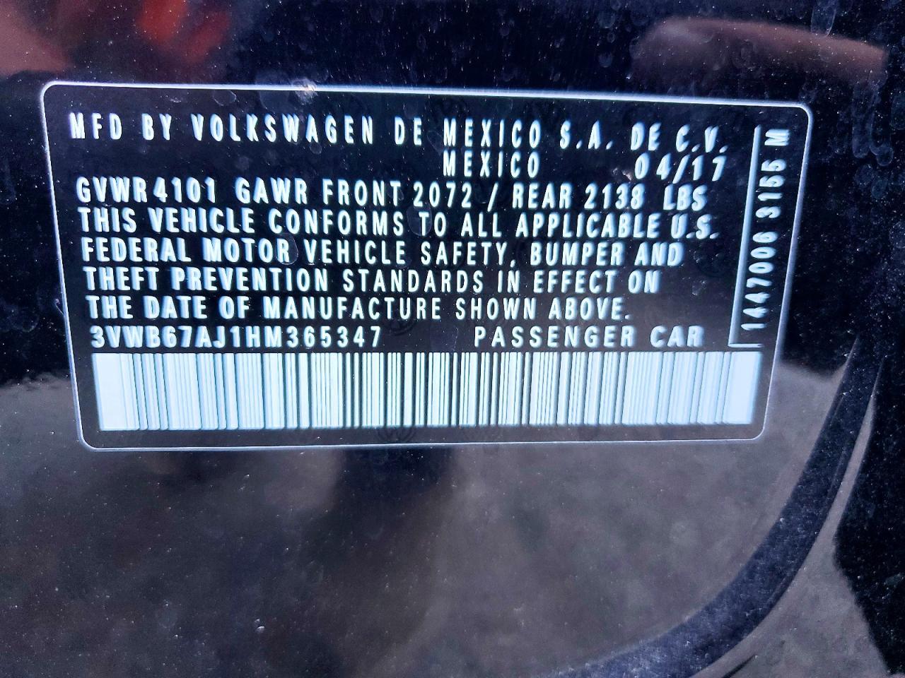2017 VOLKSWAGEN JETTA