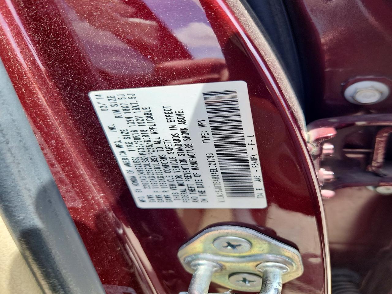 2014 ACURA RDX