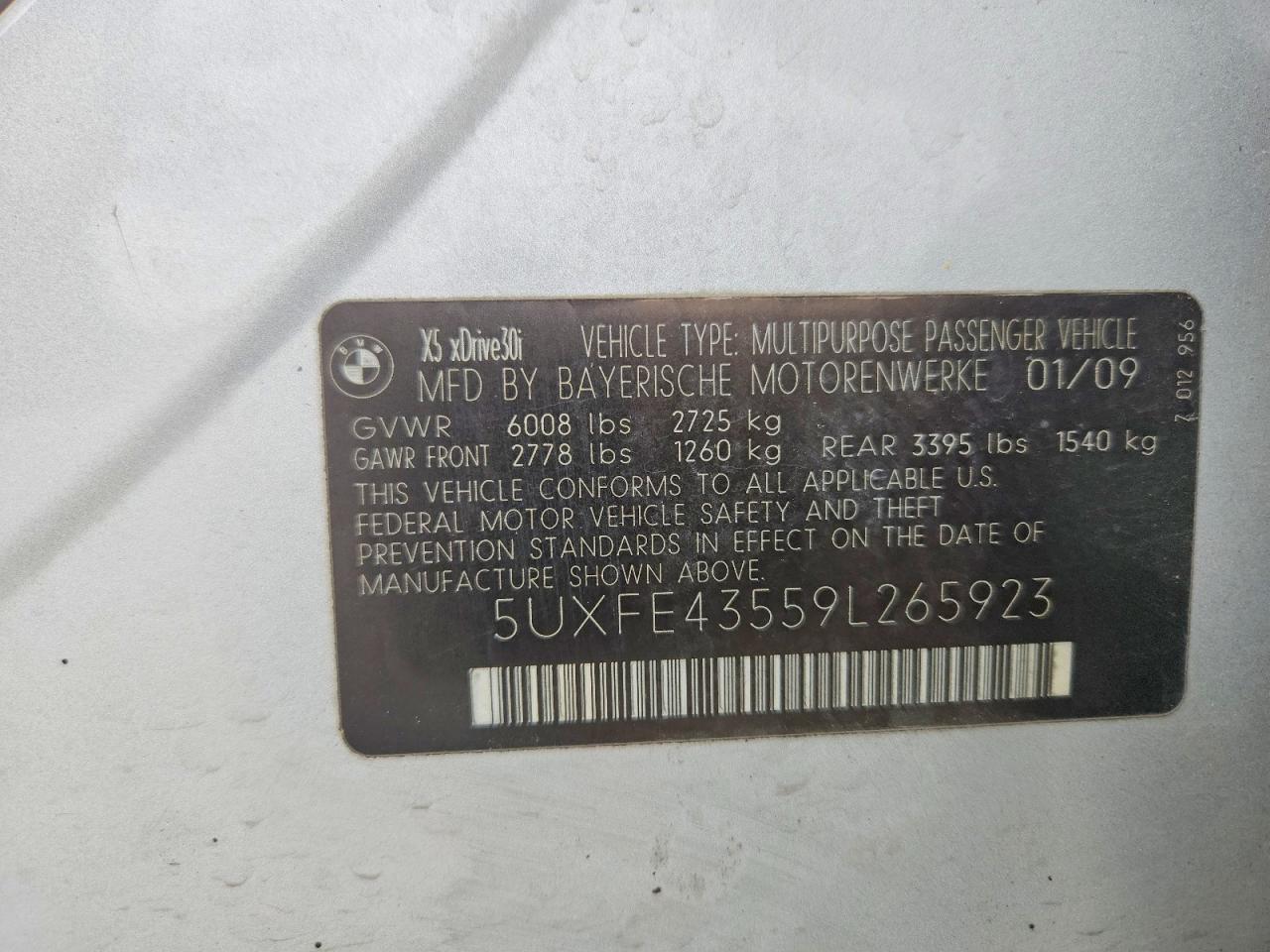 2009 BMW X5