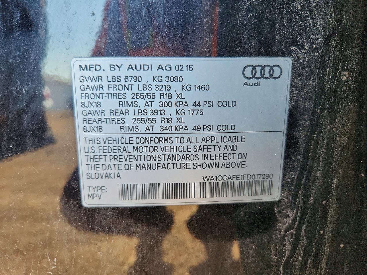 2015 AUDI Q7