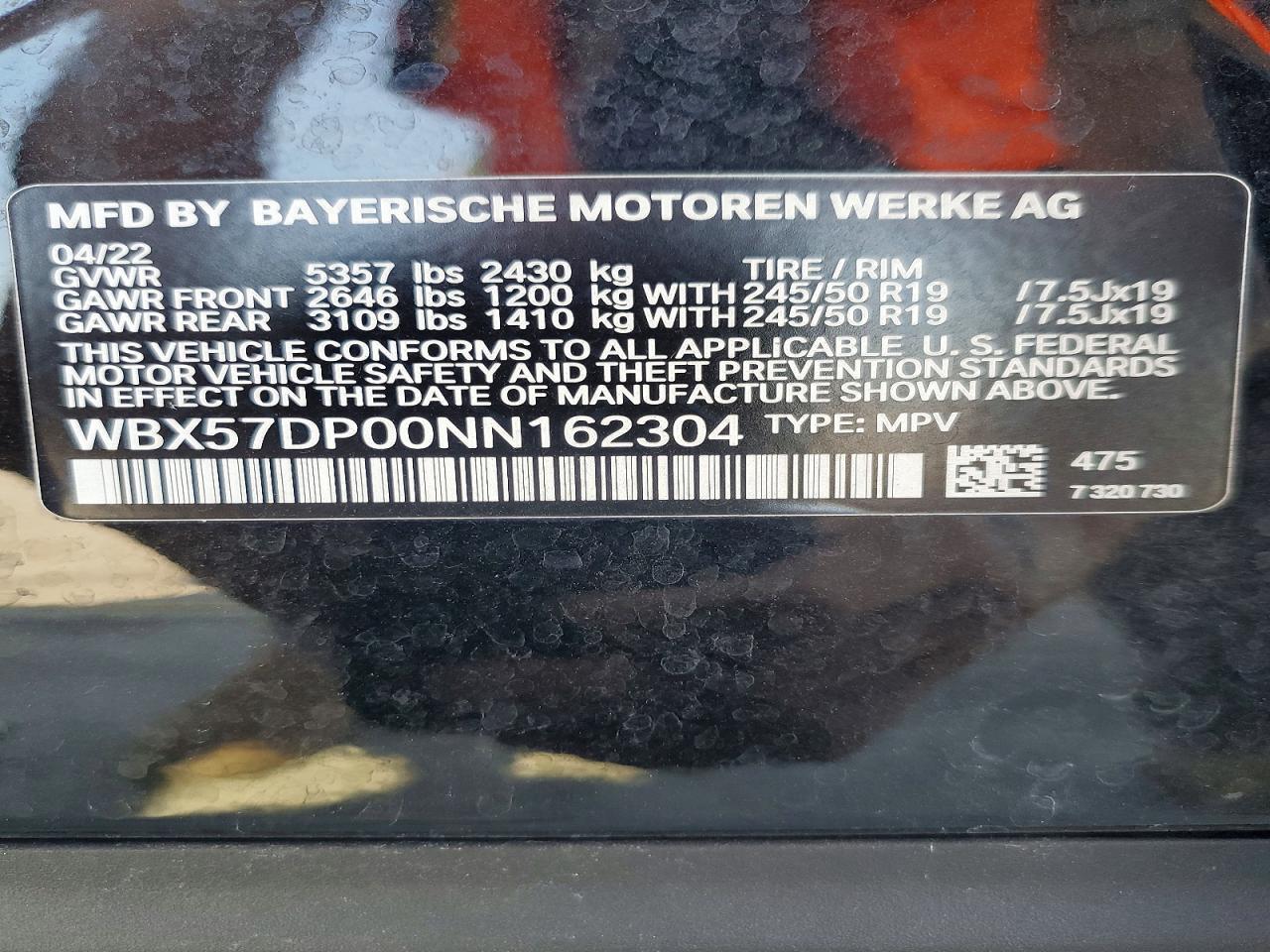 2022 BMW X3