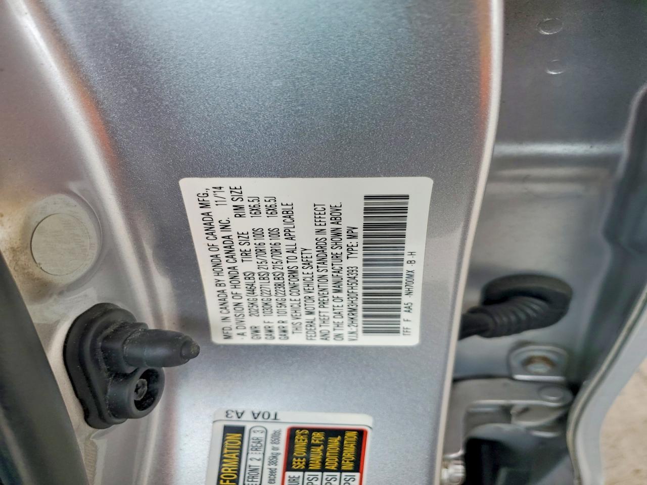 2015 HONDA CR-V