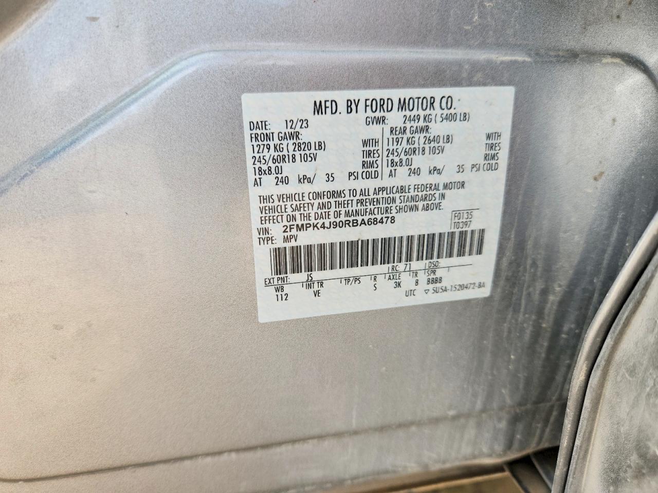 2024 FORD EDGE