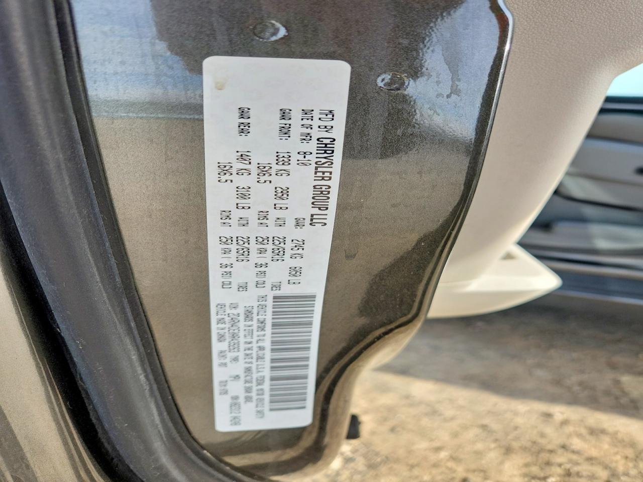 2010 DODGE GRAND CARAVAN