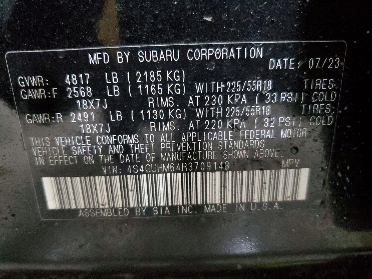 2024 SUBARU Crosstrek