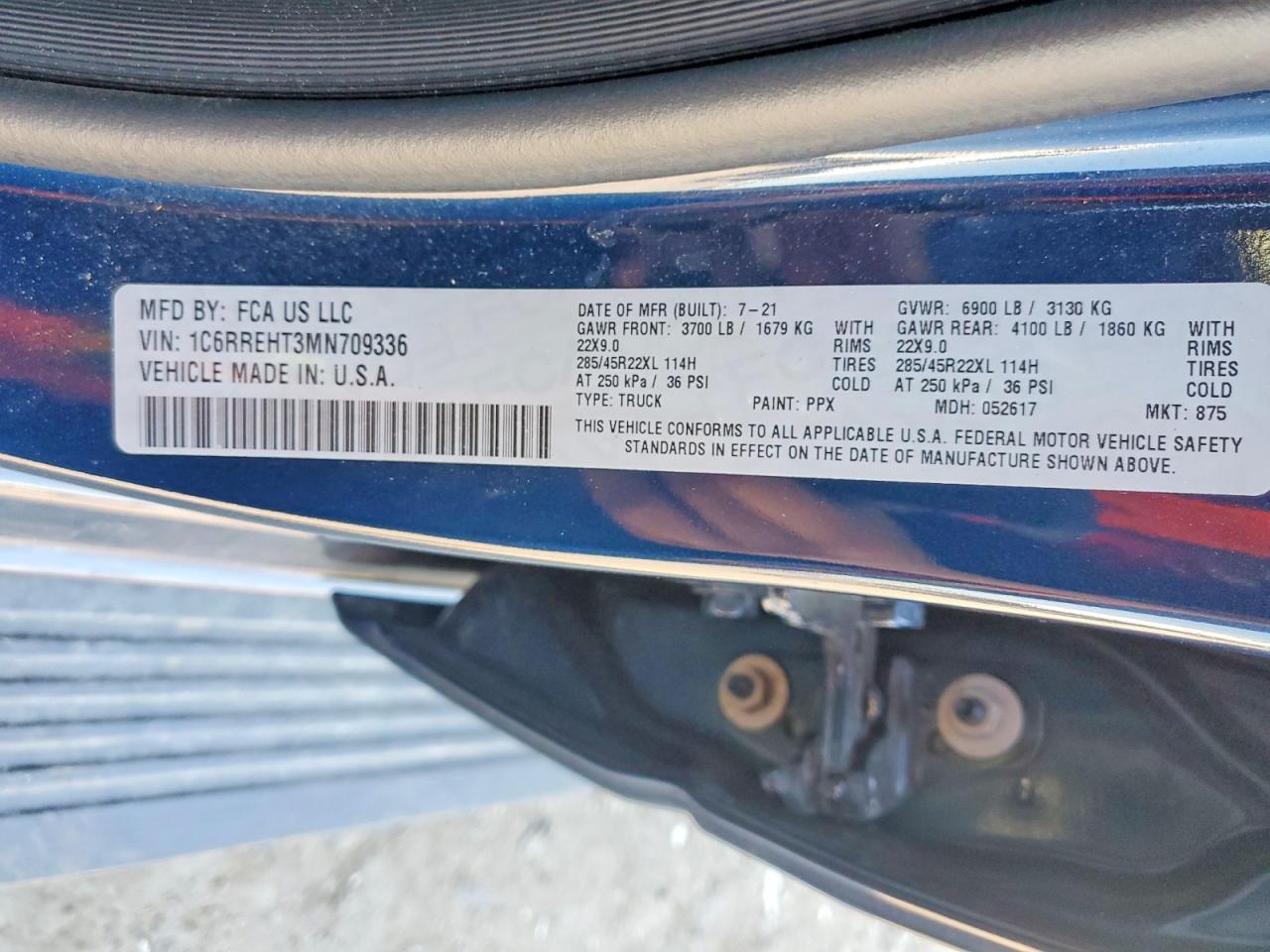 2021 RAM 1500