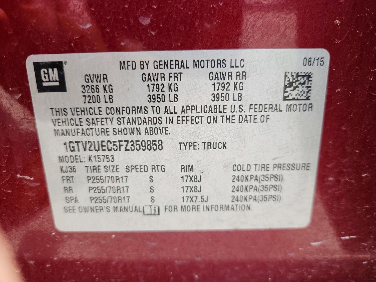 2015 GMC Sierra