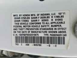 2012 HONDA CIVIC