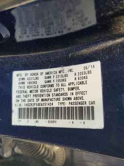 2014 HONDA ACCORD