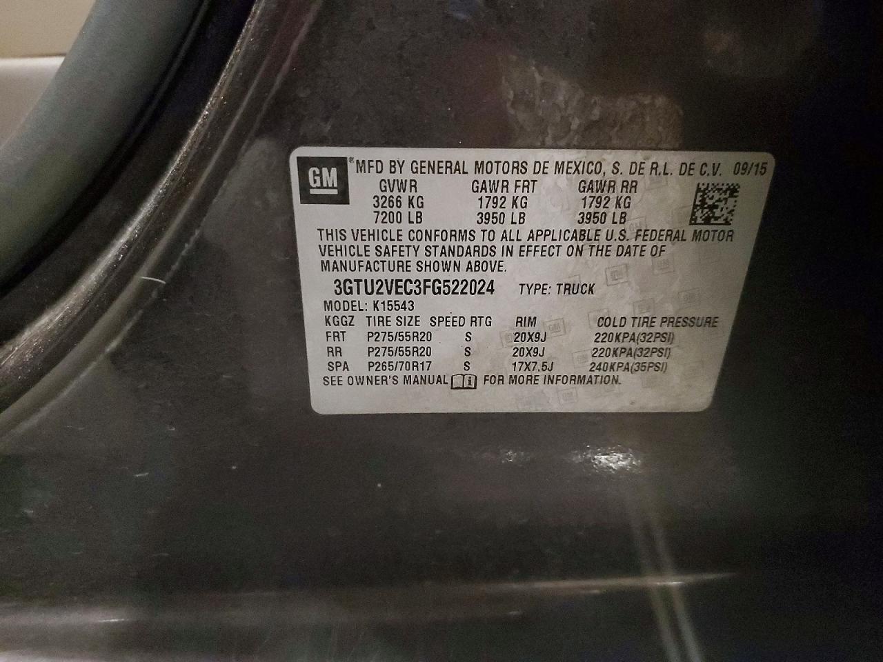2015 GMC Sierra