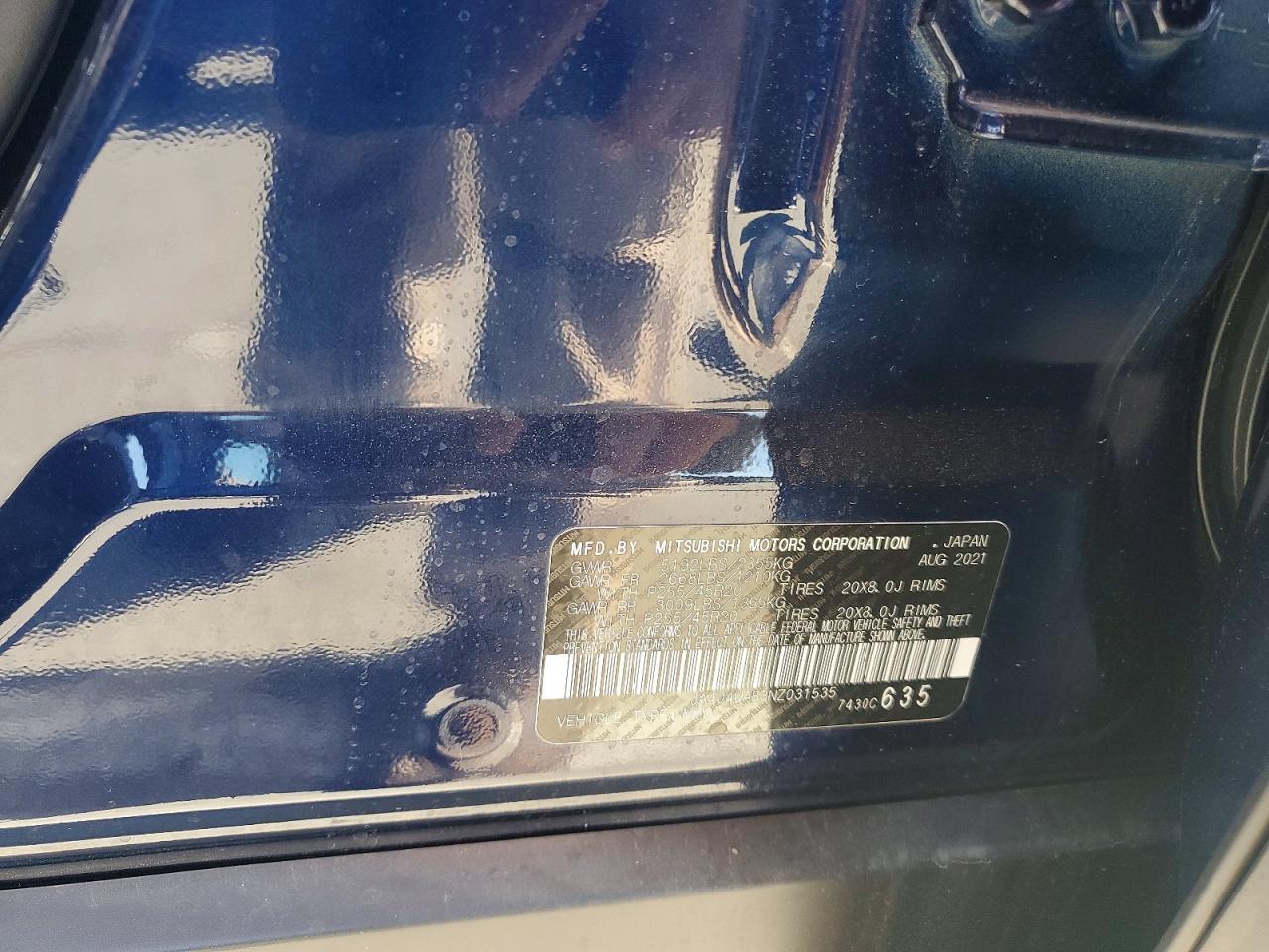 2022 MITSUBISHI outlander