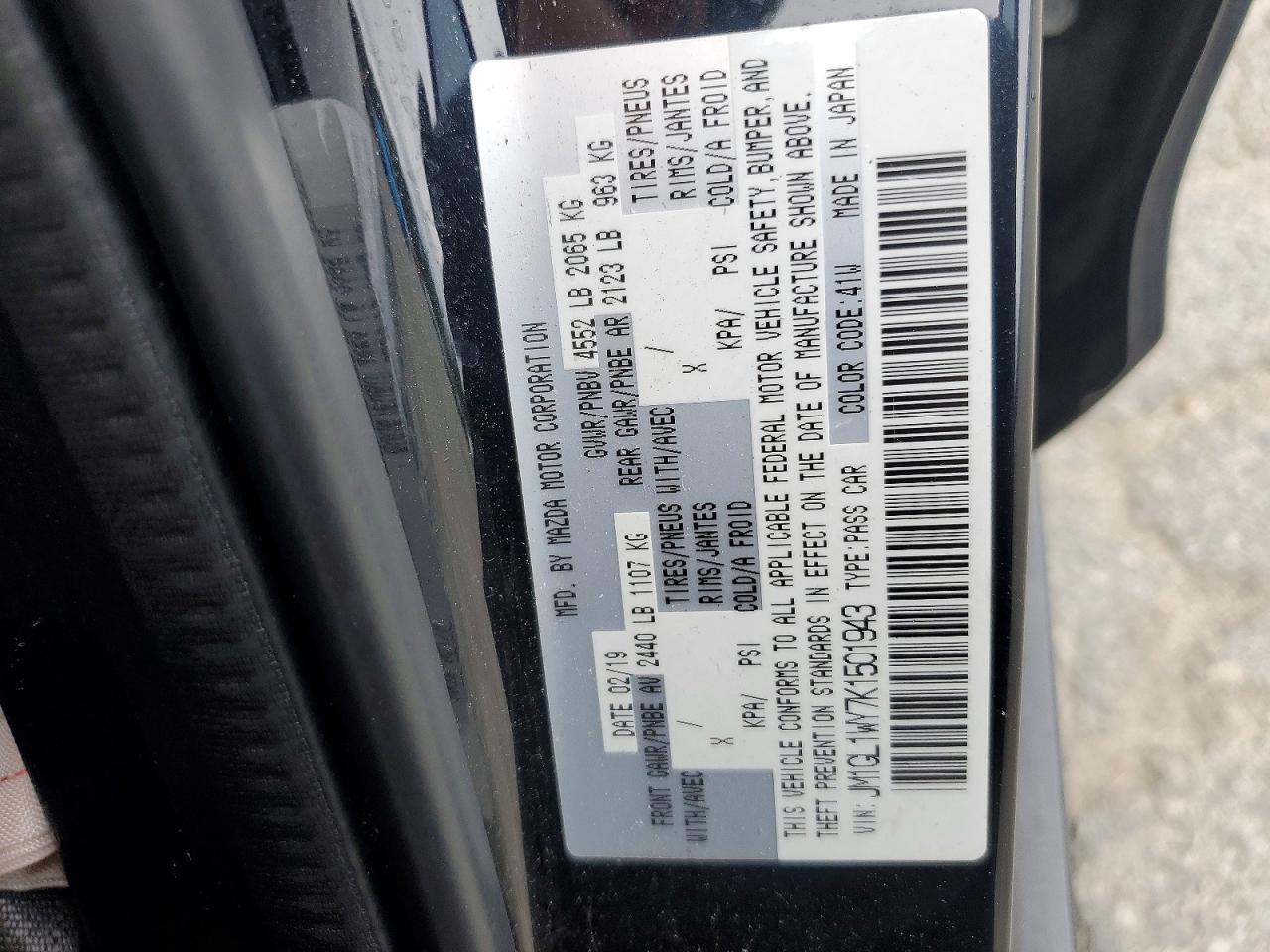 2019 MAZDA 6