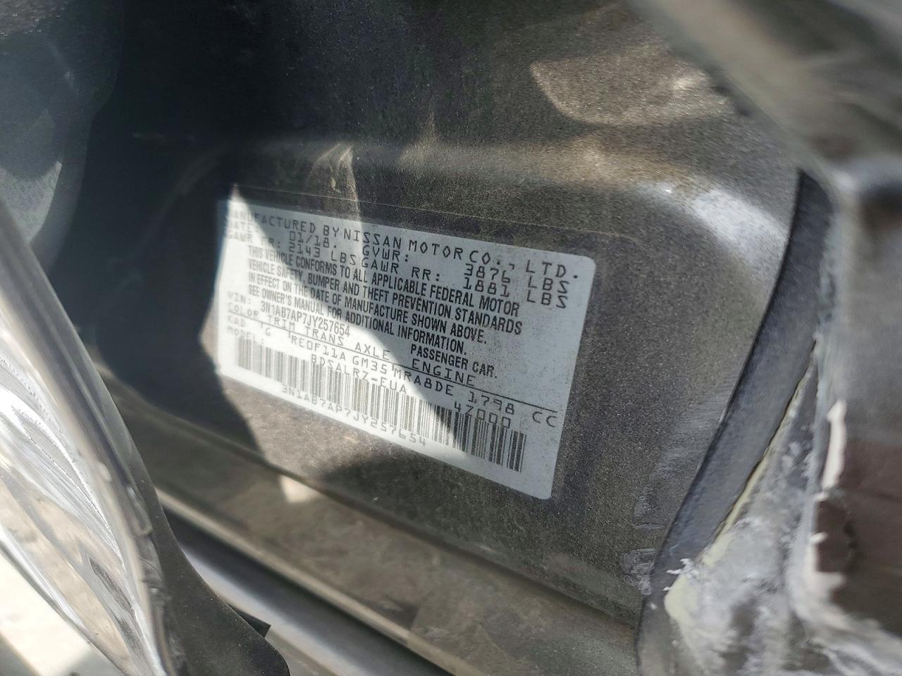 2018 NISSAN SENTRA