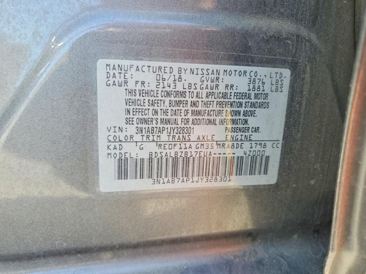 2018 NISSAN SENTRA