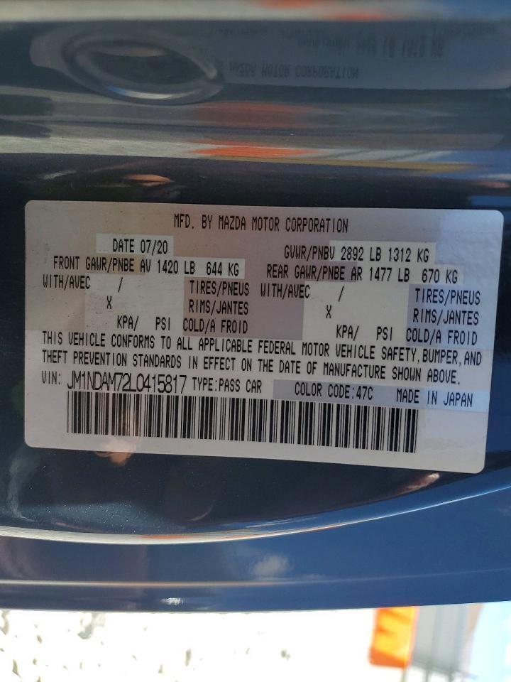 2020 MAZDA MX-5 Miata