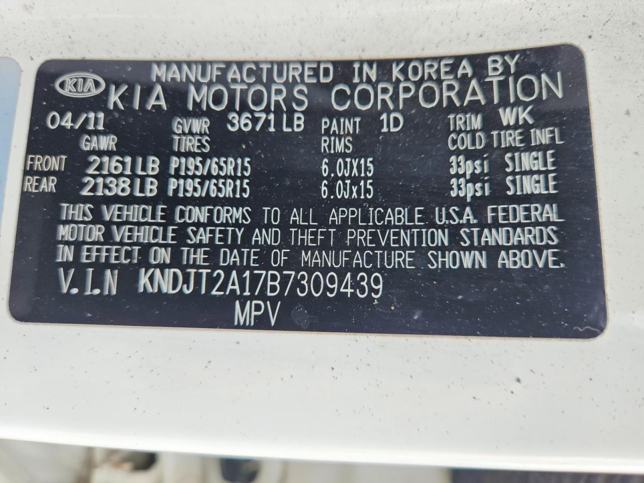 2011 KIA SOUL