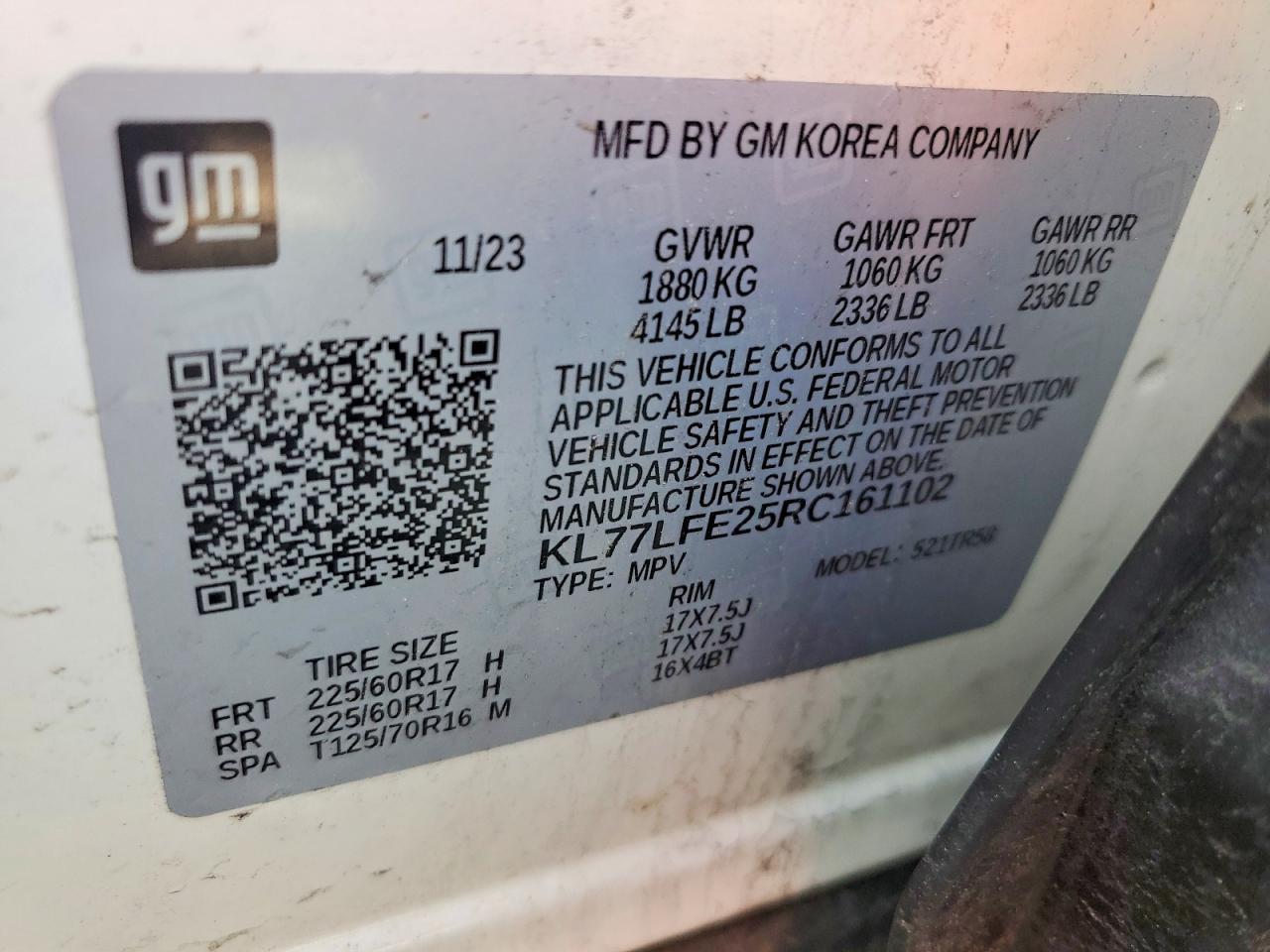 2024 CHEVROLET TRAX