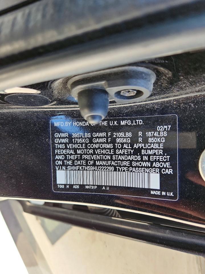 2017 HONDA CIVIC