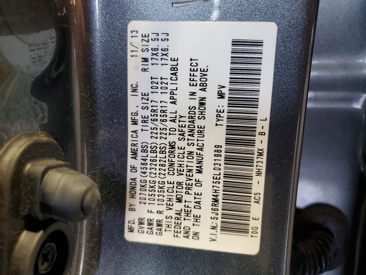 2014 HONDA CR-V