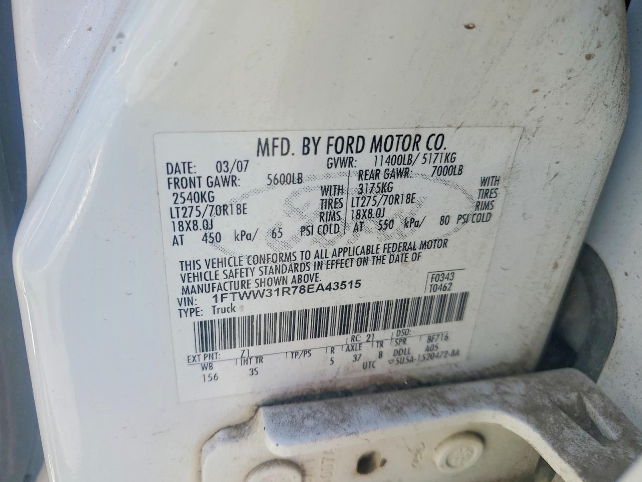 2008 FORD F-350