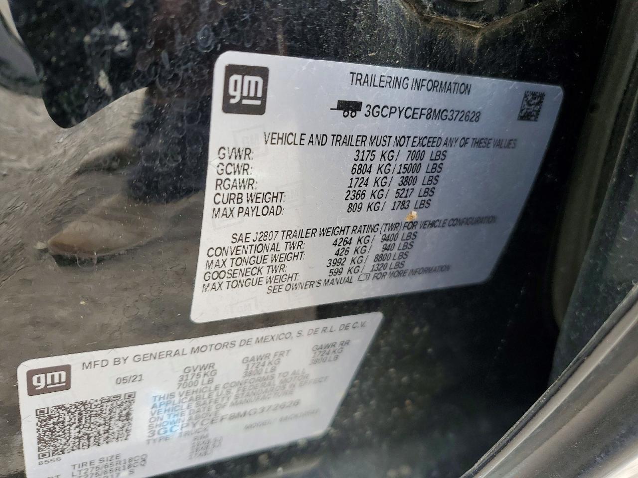 2021 CHEVROLET Silverado