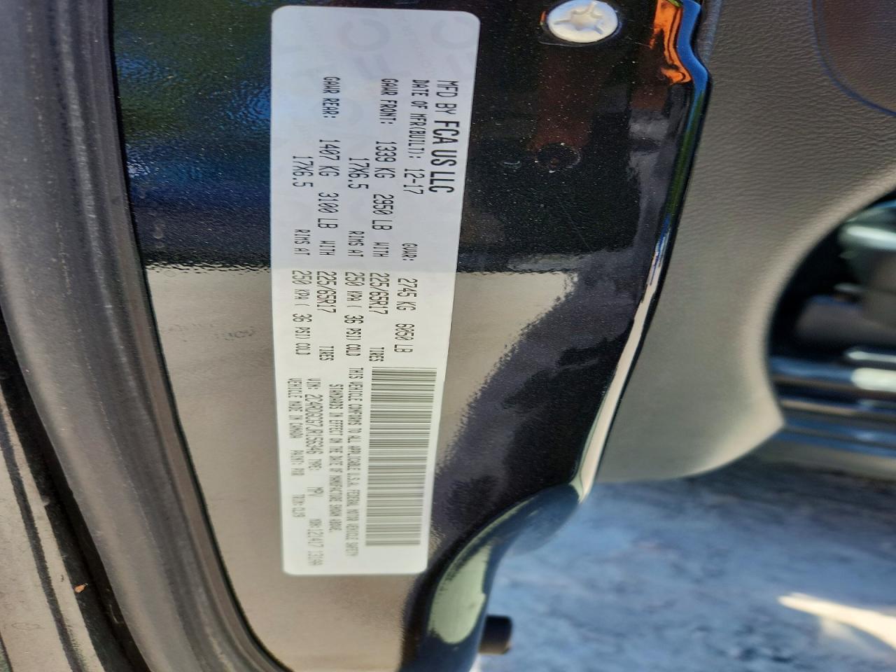 2018 DODGE GRAND CARAVAN