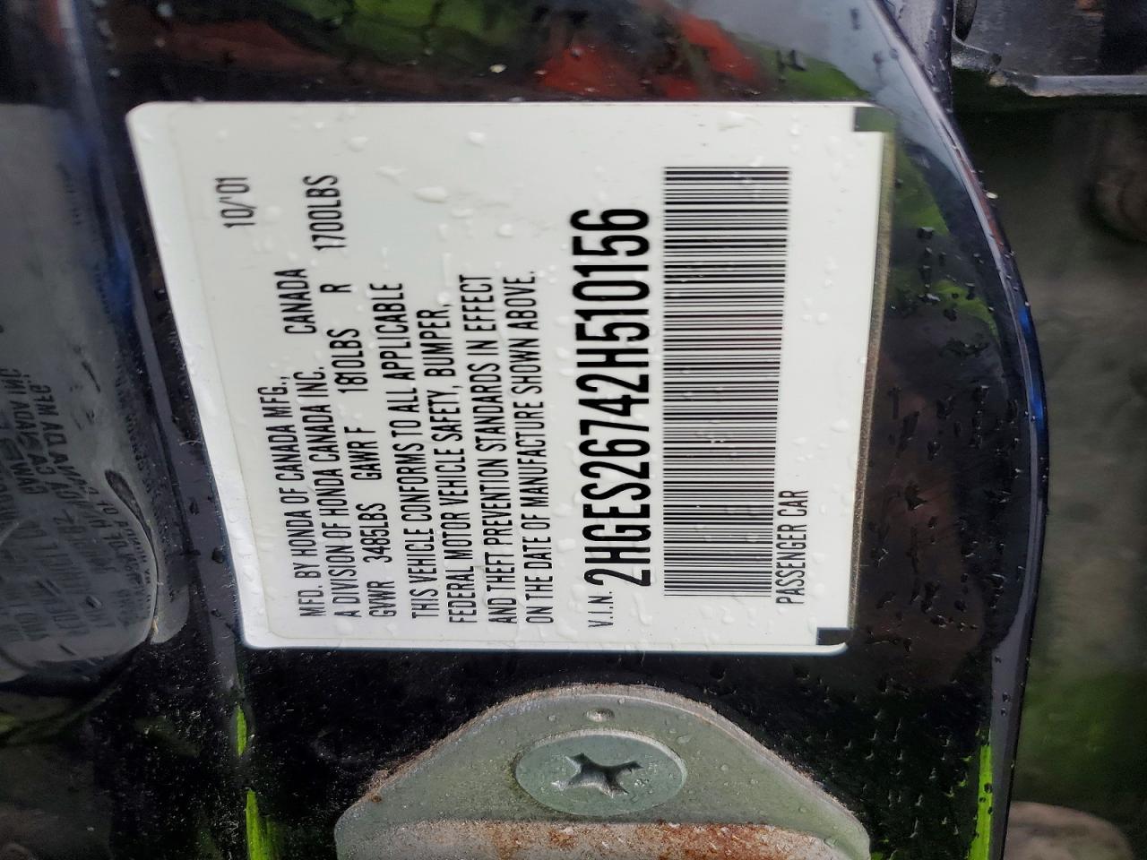2002 HONDA CIVIC